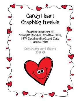 Candy Heart Graphing Freebie! by The Creative Coach-April Teal | TpT