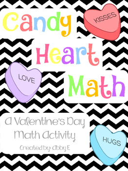 Preview of Candy Heart Math