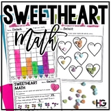 Candy Heart Math Graphing Activity | Valentine's Day 1st and 2nd