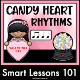 Candy Heart Rhythms Valentine Day Music Activity: Valentin