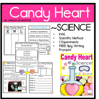 Candy Heart Science Fun with Matter! by The Schroeder Page | TpT