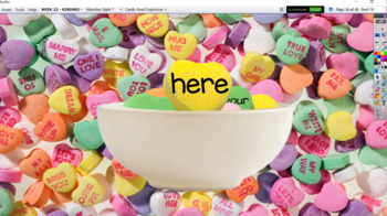 Preview of Candy Heart Sight Word Practice - Valentines Day