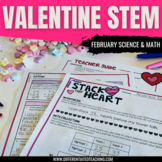 Candy Heart Stacking: Valentines Day Math Activities Febru