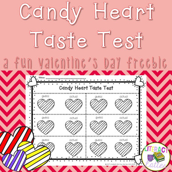 Preview of Candy Heart Taste Test {a Valentine's Day Freebie}