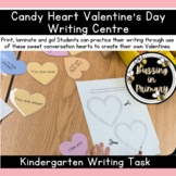 Candy Heart Writing - Kindergarten Valentine's Day Literac