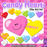 Candy Hearts Clip Art | Conversation Hearts