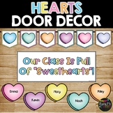 Valentines Day Door Decor Set | Candy Hearts Display | EDI