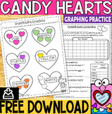 Valentine's Day Graphing Math--Candy Hearts Graphing Fun