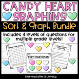 Candy Hearts Graphing Valentine's Day Math Sorting Center 