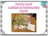 Candy Land Addition & Subtraction Cards