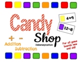 Candy Shop Addition & Subtraction Game