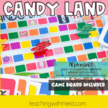 Preview of Candy Land Alphabet Game
