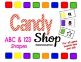 Candy Shop Alphabet, Numbers, & Shapes Game