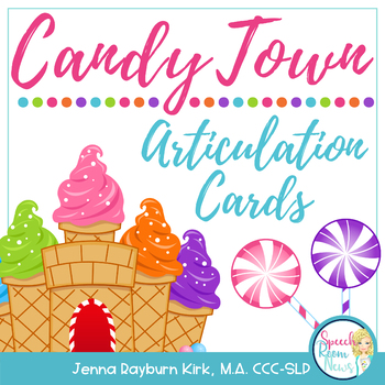 Preview of Candy Town Articulation Cards