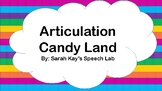 Candy Land Articulation Cards