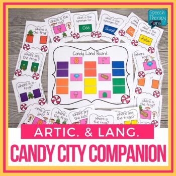 Preview of Candy City Companion for Language & Articulation