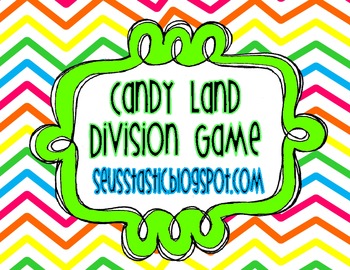 Preview of Candy Land Division Game
