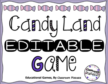 candy land board template