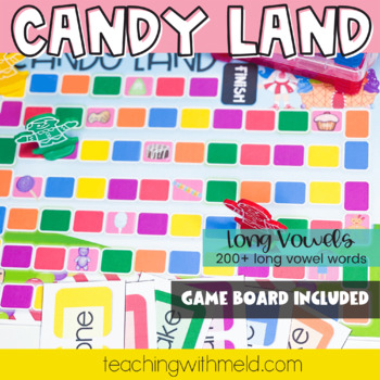 Preview of Candy Land Long Vowel Game