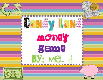 Preview of Candy Land Money Game