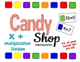 Candy Shop Multiplication & Division Game