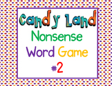 Candy Land Nonsense Word Game #2