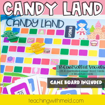 Preview of Candy Land R-Controlled Vowel Game