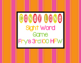 Candy Land Sight Word Game-Fry's 3rd 100 HFW