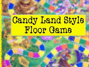Preview of Candy Land Style Floor Game