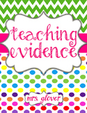 Teacher Evaluation Evidence Binder - Charlotte Danielson M