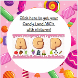 Candy Land Theme ABC's With Pictures