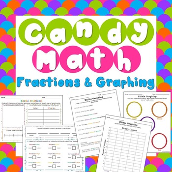Preview of Candy Math- Fractions and Graphing