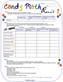 Candy Math Quiz for Grades 3-8