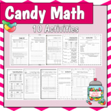 Candy Math - Ten CCSS Aligned Activities - Mixed Skill Review