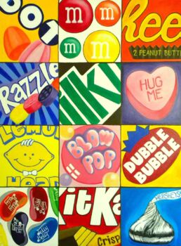 Preview of Candy Pop Art and Pop Art History Activities