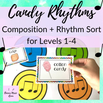 Preview of Candy Rhythms Composition + Rhythm Sort Activity