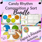 Candy Rhythms Composition + Rhythm Sort BUNDLE