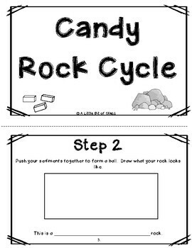 Candy Rock Cycle Experiment by A Little Bit of Class | TpT