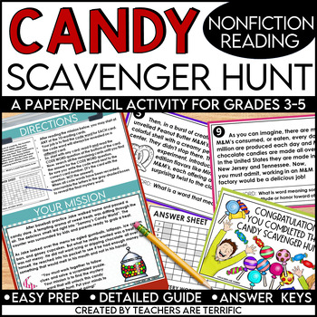 Preview of Candy Scavenger Hunt featuring Nonfiction Reading