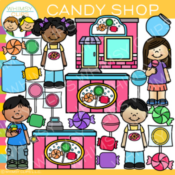 Preview of Kids Candy Shop Clip Art