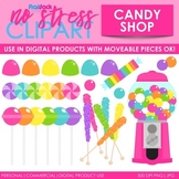 Candy Shop Clip Art Pink Set (Digital Use Ok!)