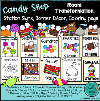 Preview of Candy Shop Room Transformation: Decor Bundle!