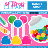Candy Shop STICKER Clip Art (Commercial & Digital Use Ok!)