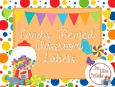 Candy Themed Classroom/Toolbox Labels