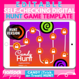 Candy HUNT Trick or Treat Google Slides PowerPoint Editabl