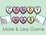 Candy War-Valentine's Day More & Less Game