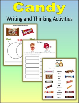 Preview of Candy - Writing and Thinking Activities