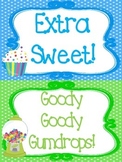 Candy themed Behavior Clip Chart-5 Cards