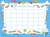 Candy themed Health Potty Chart preschool printable.