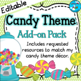 Candy Theme Classroom Decor | Add on Pack